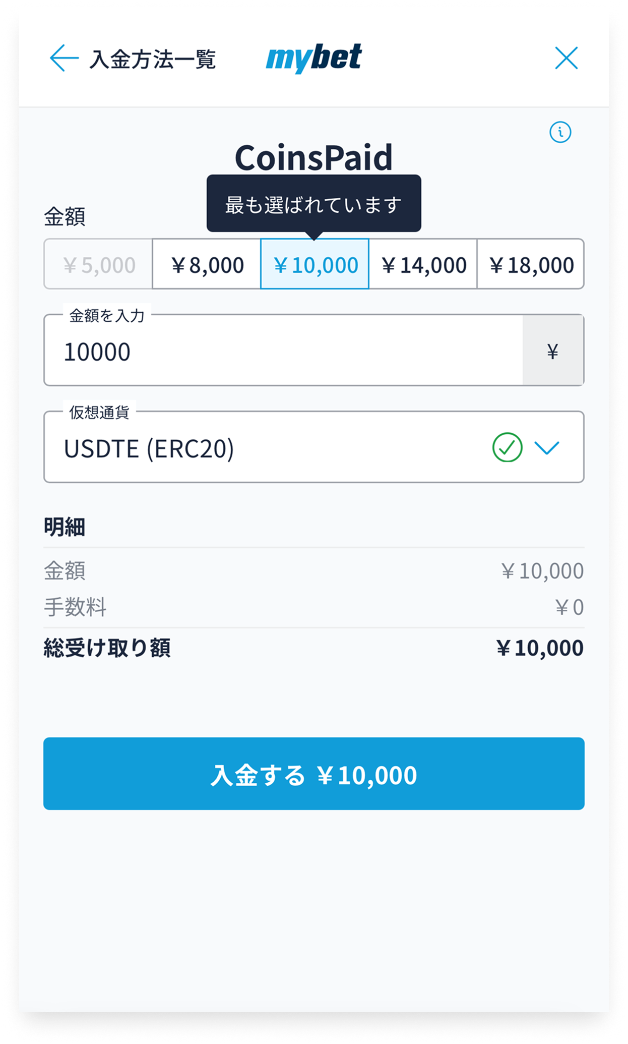 CoinsPaid Payment 1